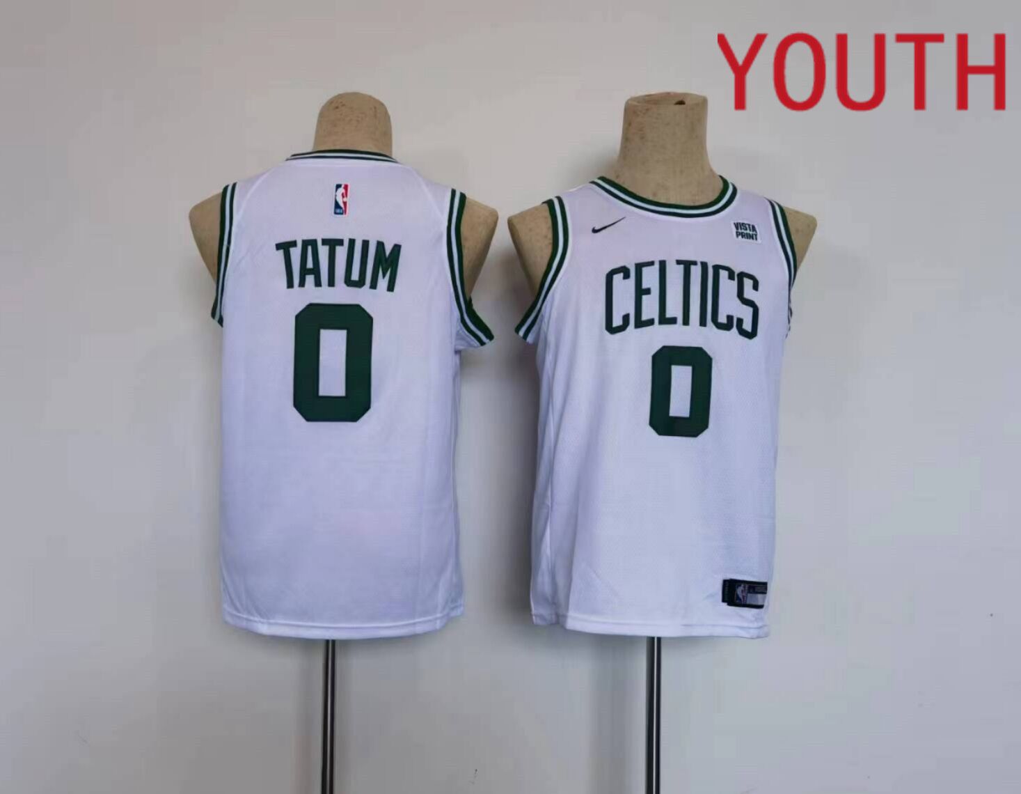 Youth Boston Celtics #0 Tatum White Nike Game 2023 NBA Jersey->youth nba jersey->Youth Jersey
